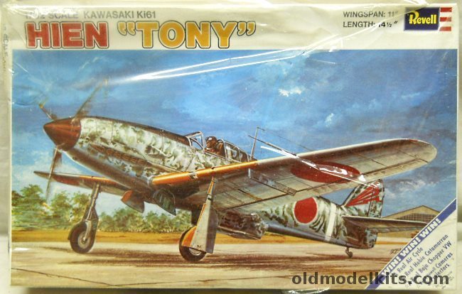 Revell 1/32 Kawasaki Ki-61 Hien Tony, H276 plastic model kit